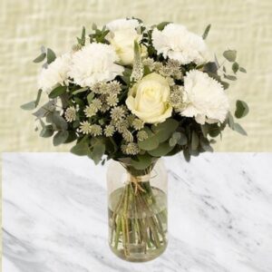 Adam - Bouquet rond deuil.