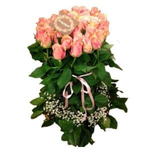 Idonéa - Fuseau de roses roses.