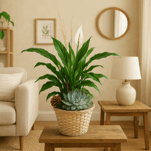 Vadim - Assemblage plantes vertes et fleurie