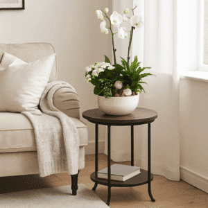 Vanilla - Assemblage plantes vertes et fleuries