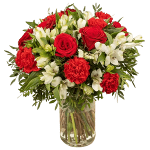 Blandine - Roses et alstroemerias.