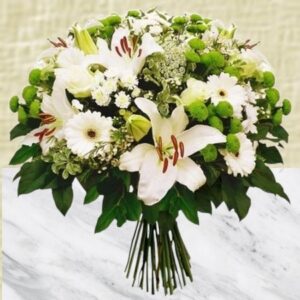Alodie - Bouquet rond deuil