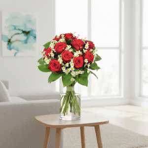 Bryan  - Bouquet rond de roses