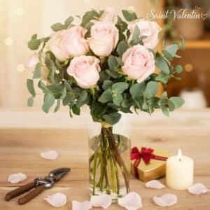 Fleurs Saint Valentin - Béatrice - Roses roses