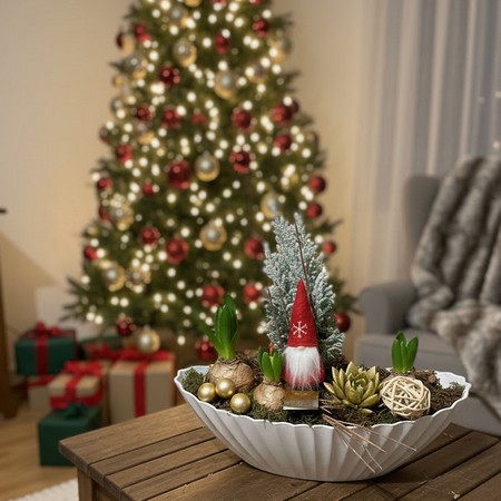 Traineau - Assemblage de plantes.