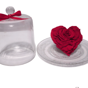 FGM - Rose éternelle en forme de cœur. – Image 3