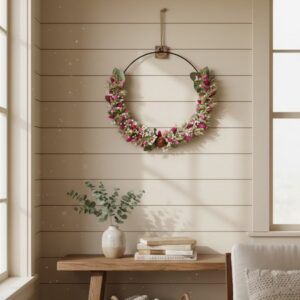 Nouveau Agen - Couronne de fleurs séchées Support 25-35-40 cm