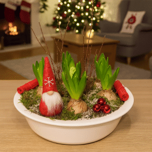 Assemblage de 7 jacinthes