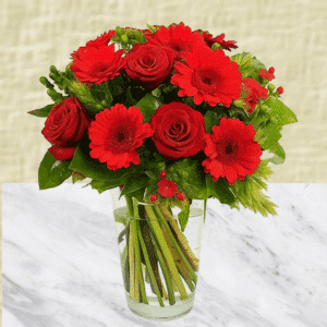 Anita - Bouquet rond deuil.