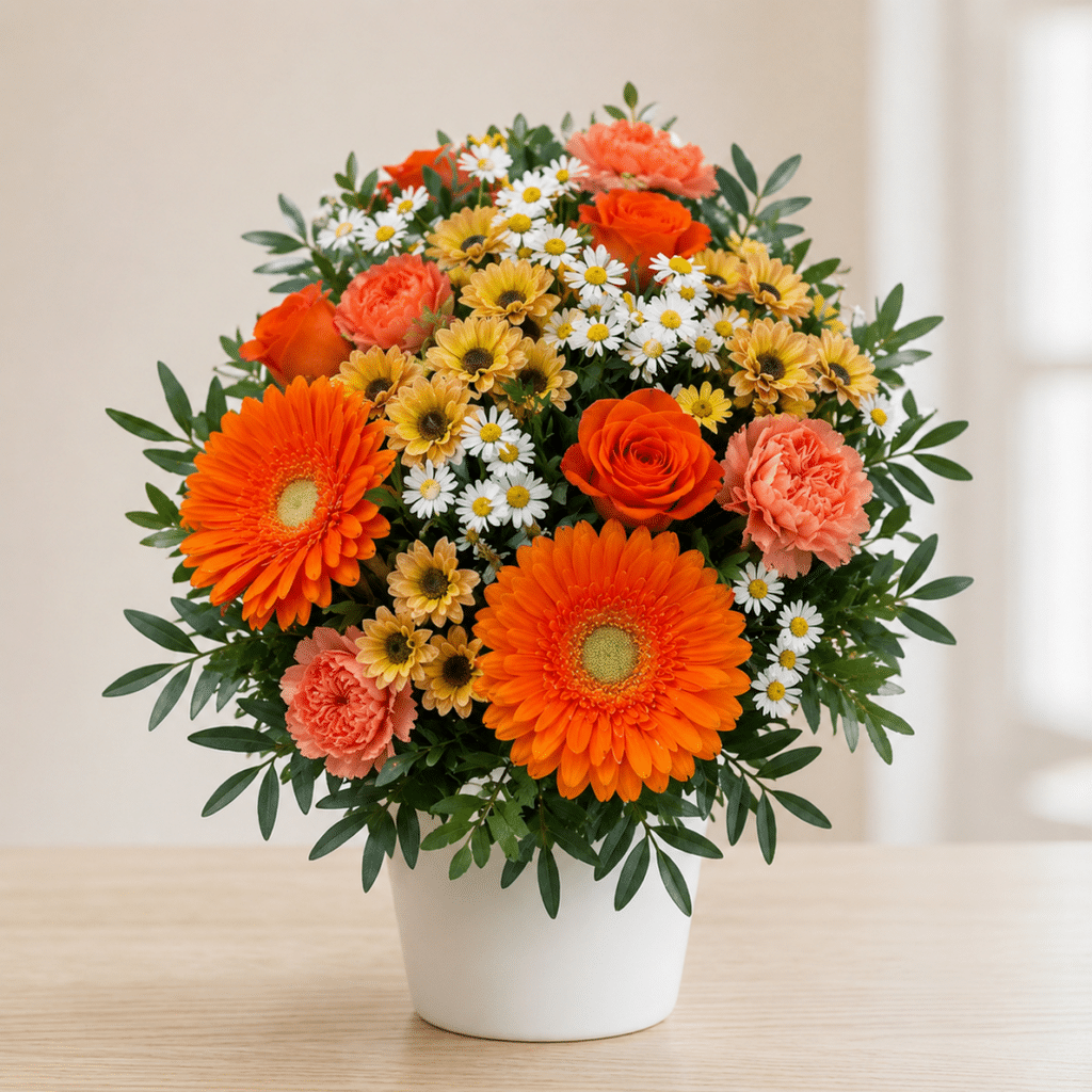 Livraison de fleurs avec Carine Sannier, fleuriste à Boulogne sur Mer.