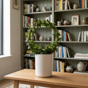 Raffiné par sa forme en arceau et décoratif avec son cache pot cette plante embellira votre intérieur.