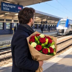 Votre fleuriste à Boulogne-sur-Mer livre vos bouquets dans tous les quartiers, du Centre-ville à la Vieille Ville. Commandez vos fleurs fraîches en ligne !